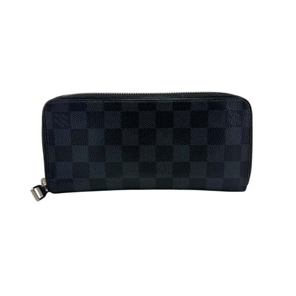 LOUIS VUITTON N63095 Zippy Wallet Vertical Round Zipper Damier Graphite Long ...